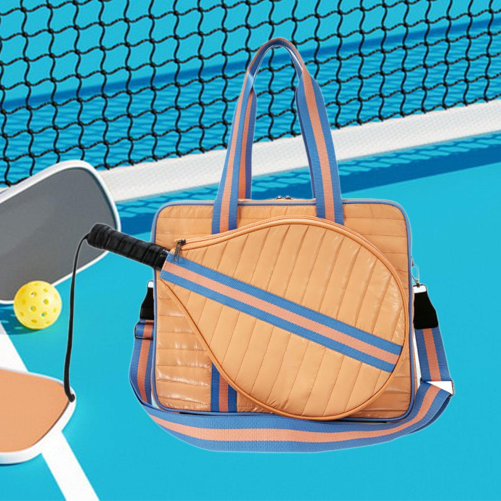 Badminton Racket - ピクルボール用パドルバッグ。大容量で、テニスやバドミントンのラケットを収納できるスポーツ用クロスボディバッグ。ネオプレン素材で、屋外でのフィットネスに最適。