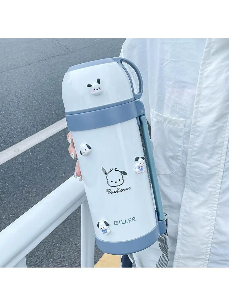Sports Water Bottle Insulated - 大容量断熱ステンレス製水筒。男性・女性、赤ちゃん、アウトドアスポーツ、旅行に最適。