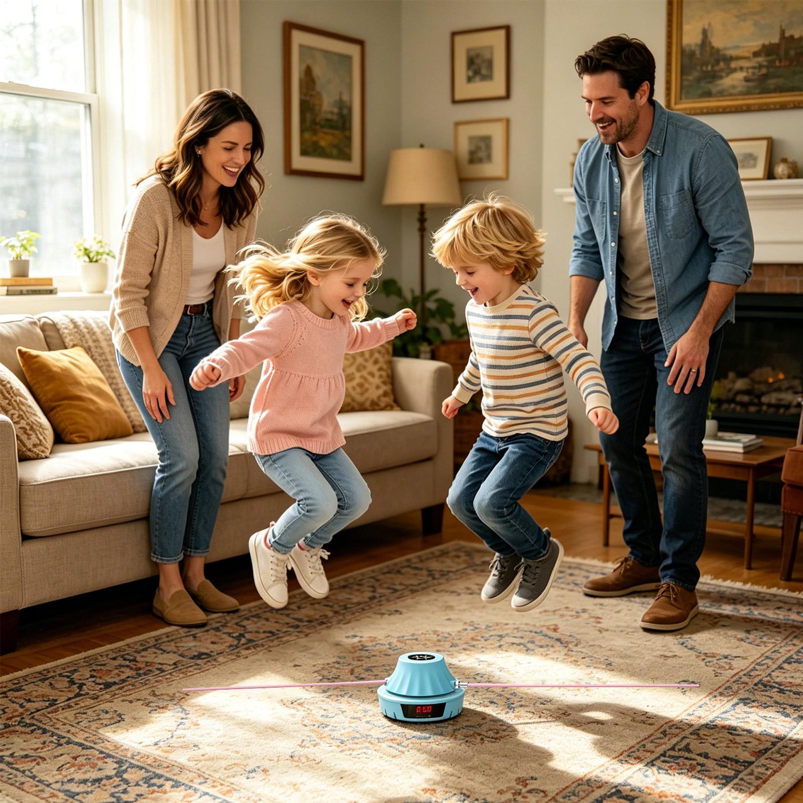 自動縄跳びマシン LCDカウンター付き 自動ポータブル子供用 - Jump Rope のレビューと価格