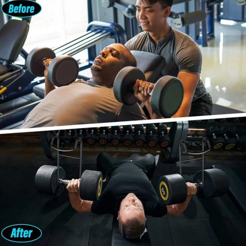 2個セット ダンベルスポッターフック ホールドアップハンガー - Dumbbell Set のレビューと価格