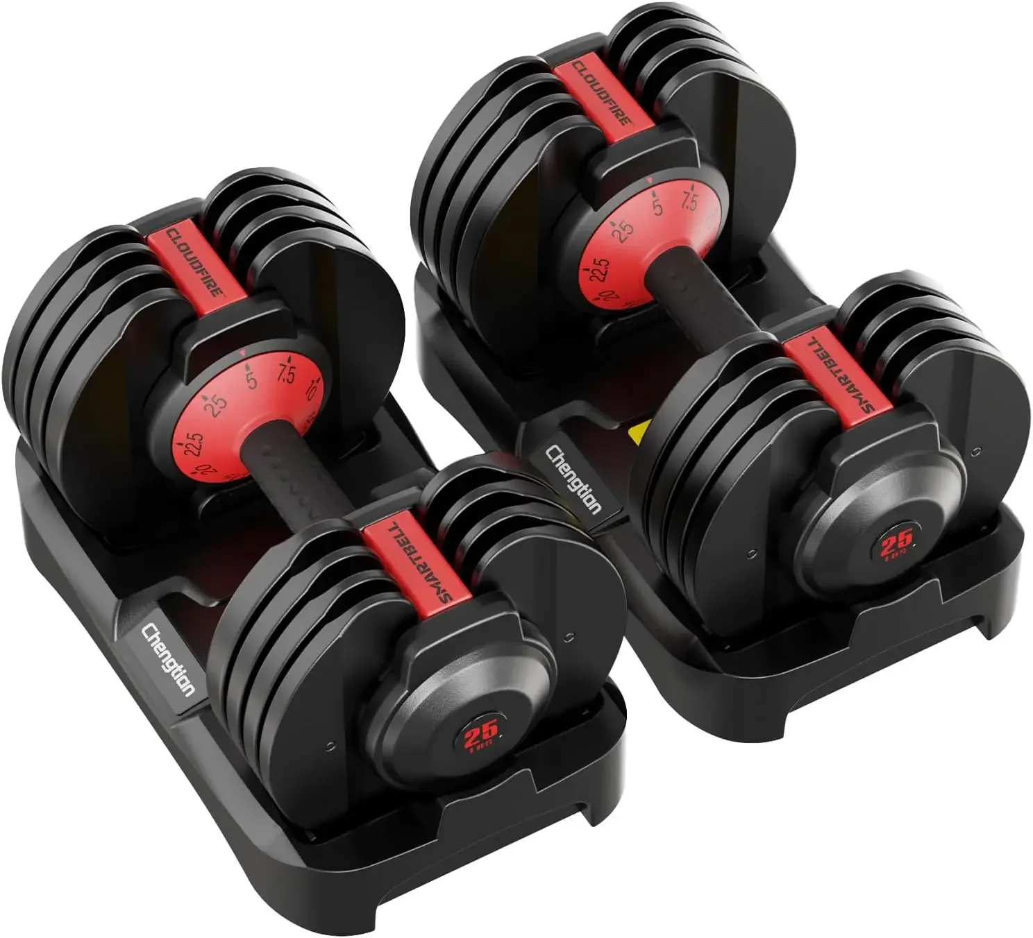 アップグレードされた調整可能なダンベルセット（2個セット、5 - Dumbbell Set のレビューと価格