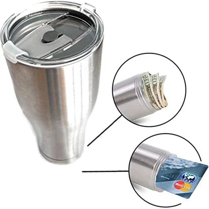 隠し金庫二層ステンレス鋼コーヒーカップ収納隠しマネー断熱転用 - Sports Water Bottle Insulated のレビューと価格
