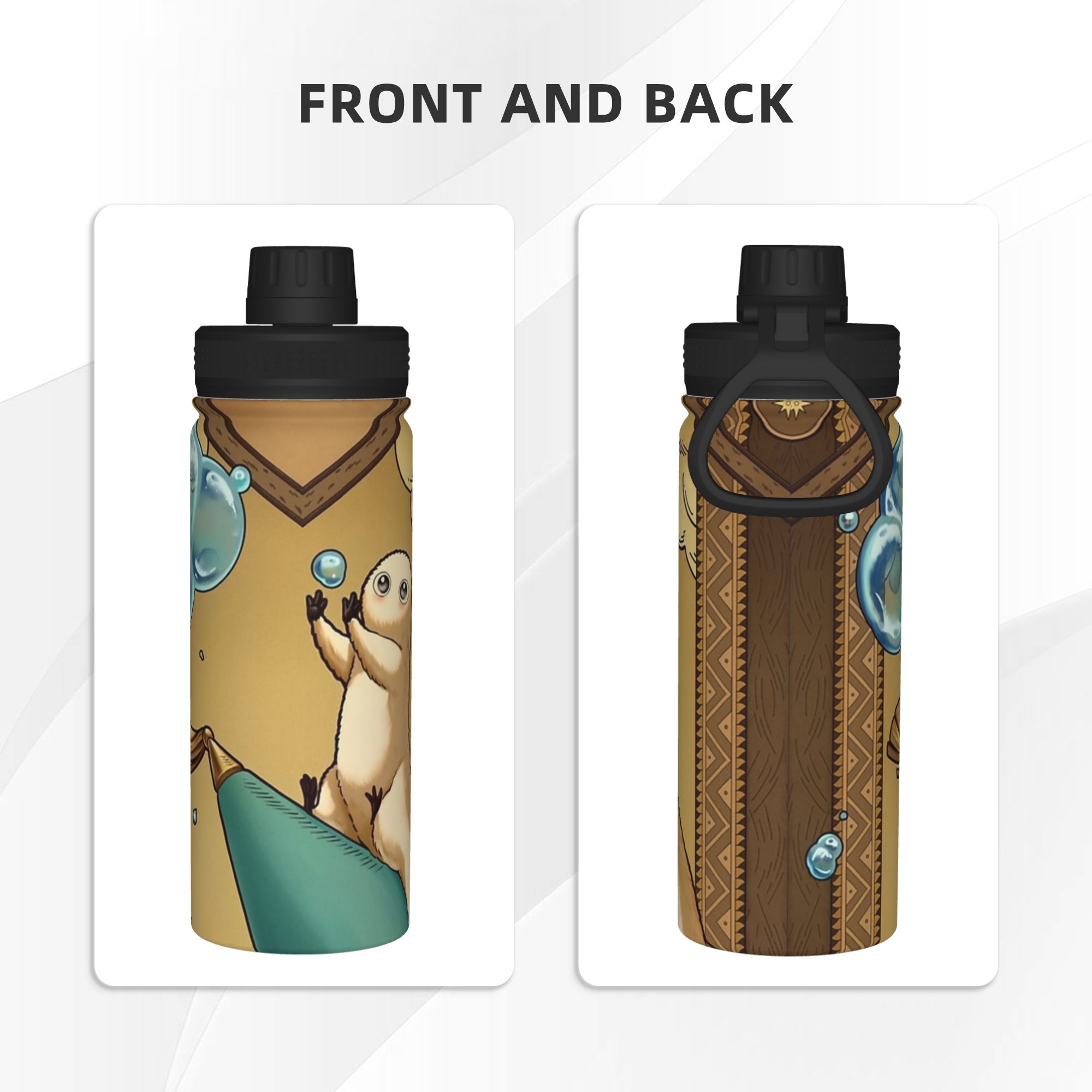 ブラッシュバディ ウィッチハット アトリエ アニメ 18オン - Sports Water Bottle Insulated のレビューと価格