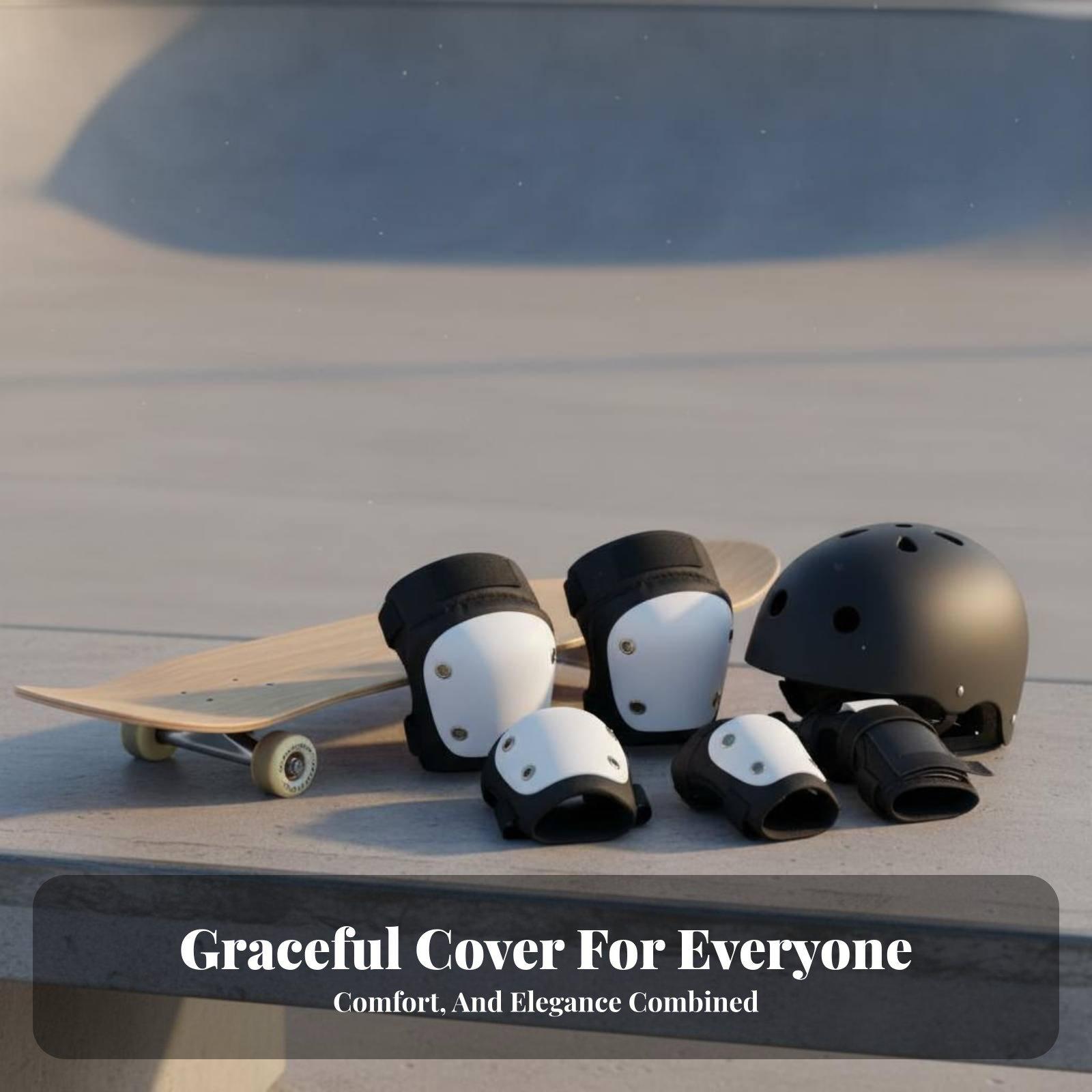 調節可能な子供用スケートパッド、ソフトスポンジ裏地付き保護具 - Skateboard のレビューと価格